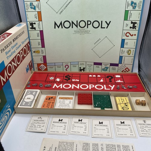 Vintage 1961 monopoly - vintage,