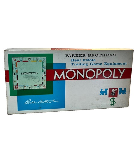 Vintage 1961 monopoly board - 1961,