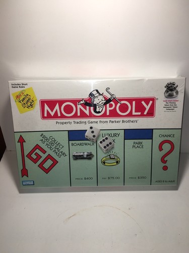 Hasbro monopoly original vtg - original,